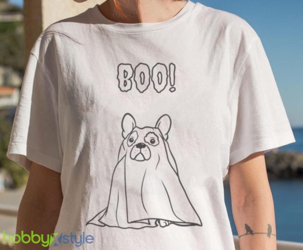 Boo French Bulldog Halloween Shirt Product Photo 7