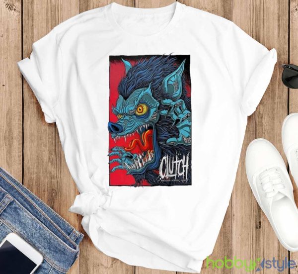 Clutch The Majestic Ventura Theater Ventura CA Aug 15 2023 T Shirt - T-SHIRT FLAT