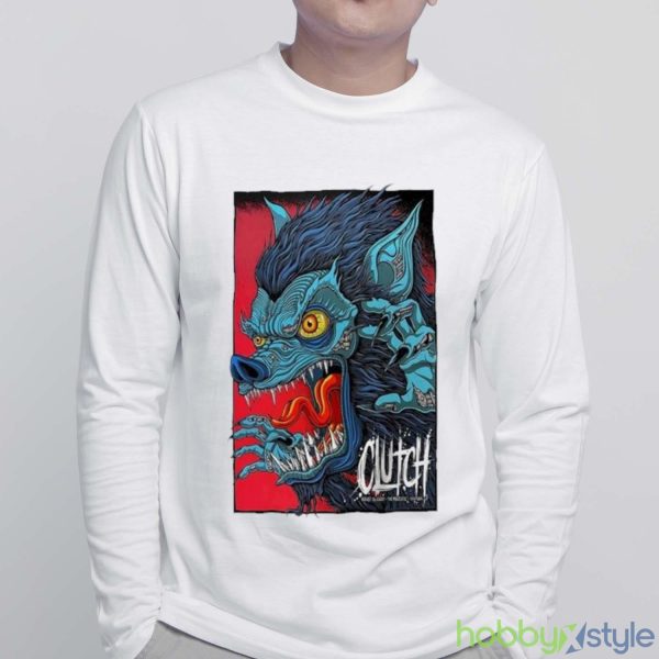 Clutch The Majestic Ventura Theater Ventura CA Aug 15 2023 T Shirt - White Sweatshirt