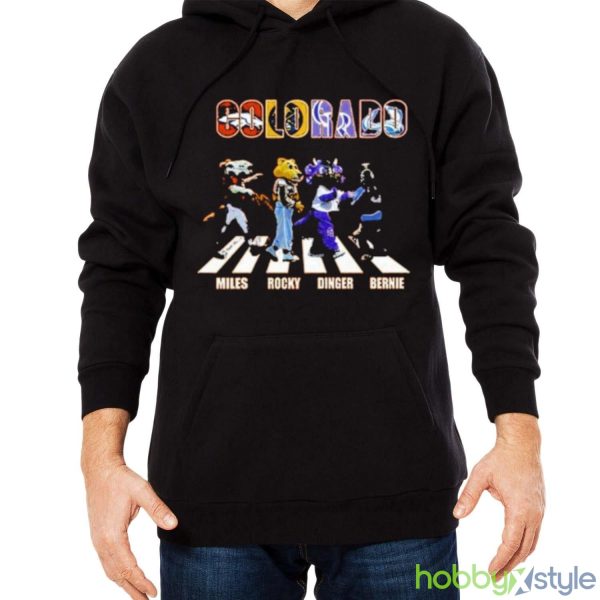 Colorado City Of Champions Shirt - Men Black Hoodie