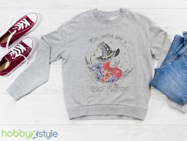 Comfort Colors Retro Halloween Bad Witch Shirt Product Photo 3