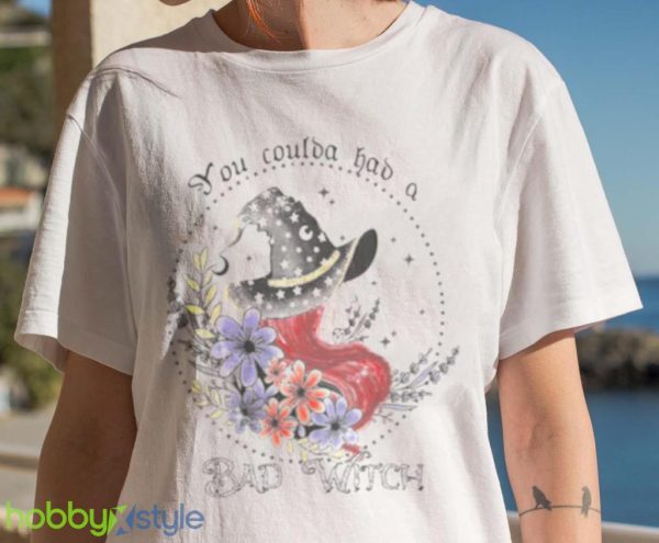 Comfort Colors Retro Halloween Bad Witch Shirt Product Photo 7