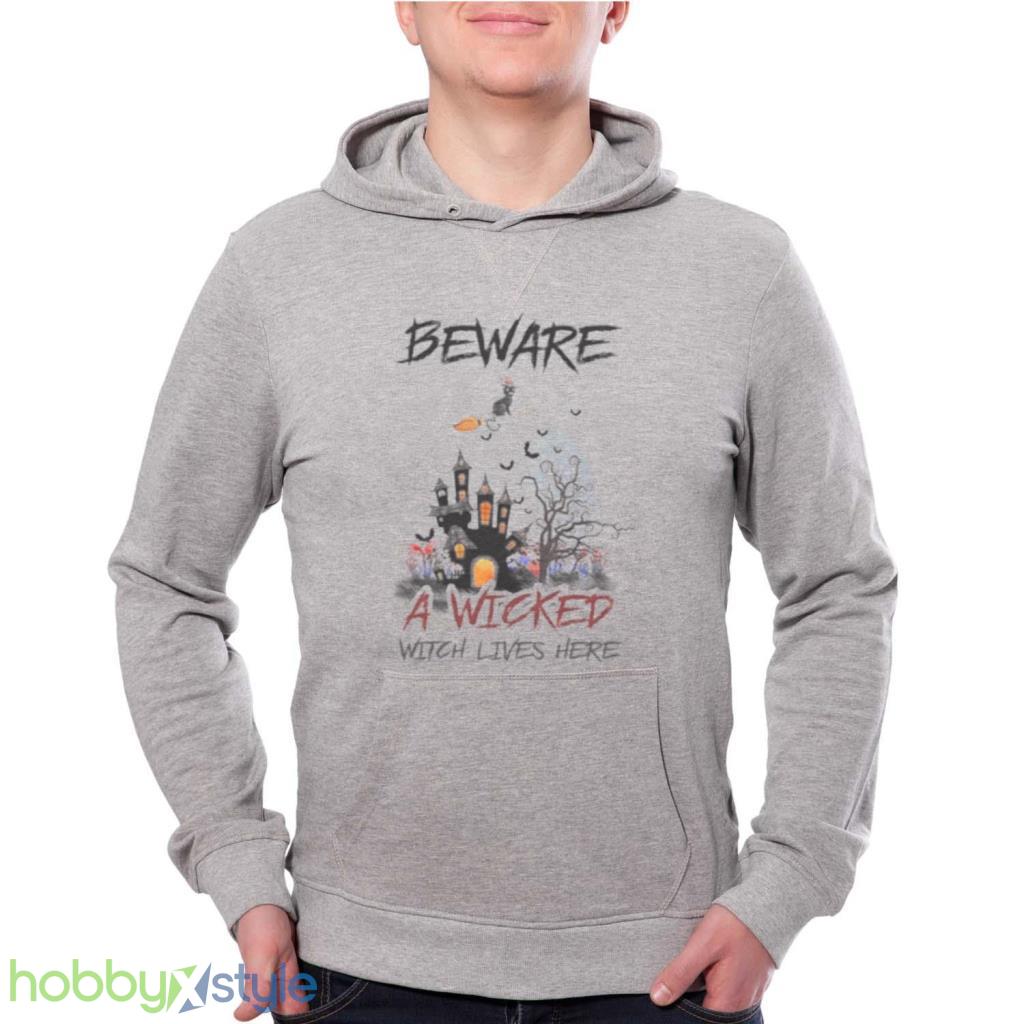 Comfort Colors Retro Halloween Beware A Wicked Shirt Product Photo 1