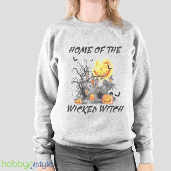 Comfort Colors Retro Halloween Home Of The Wicked Witch Shirt Product Photo 2