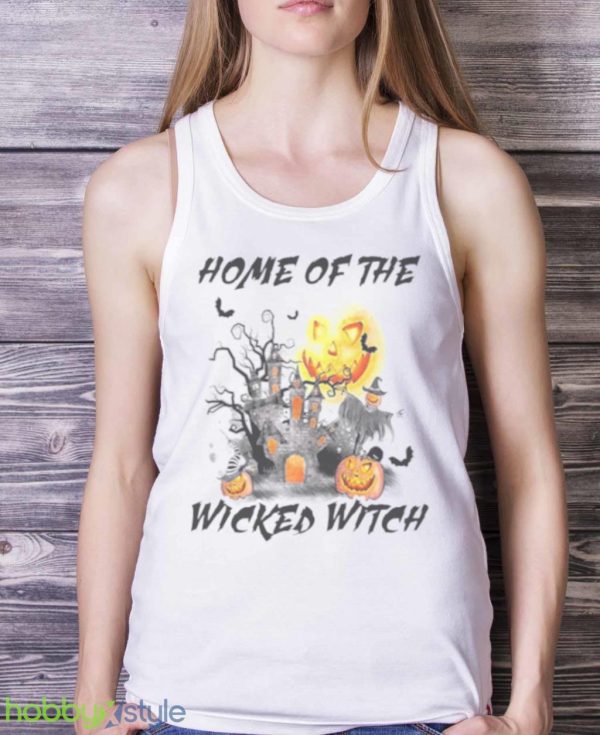 Comfort Colors Retro Halloween Home Of The Wicked Witch Shirt Product Photo 5