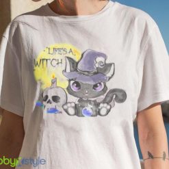 Comfort Colors Retro Halloween Lifes A Witch Shirt Product Photo 7