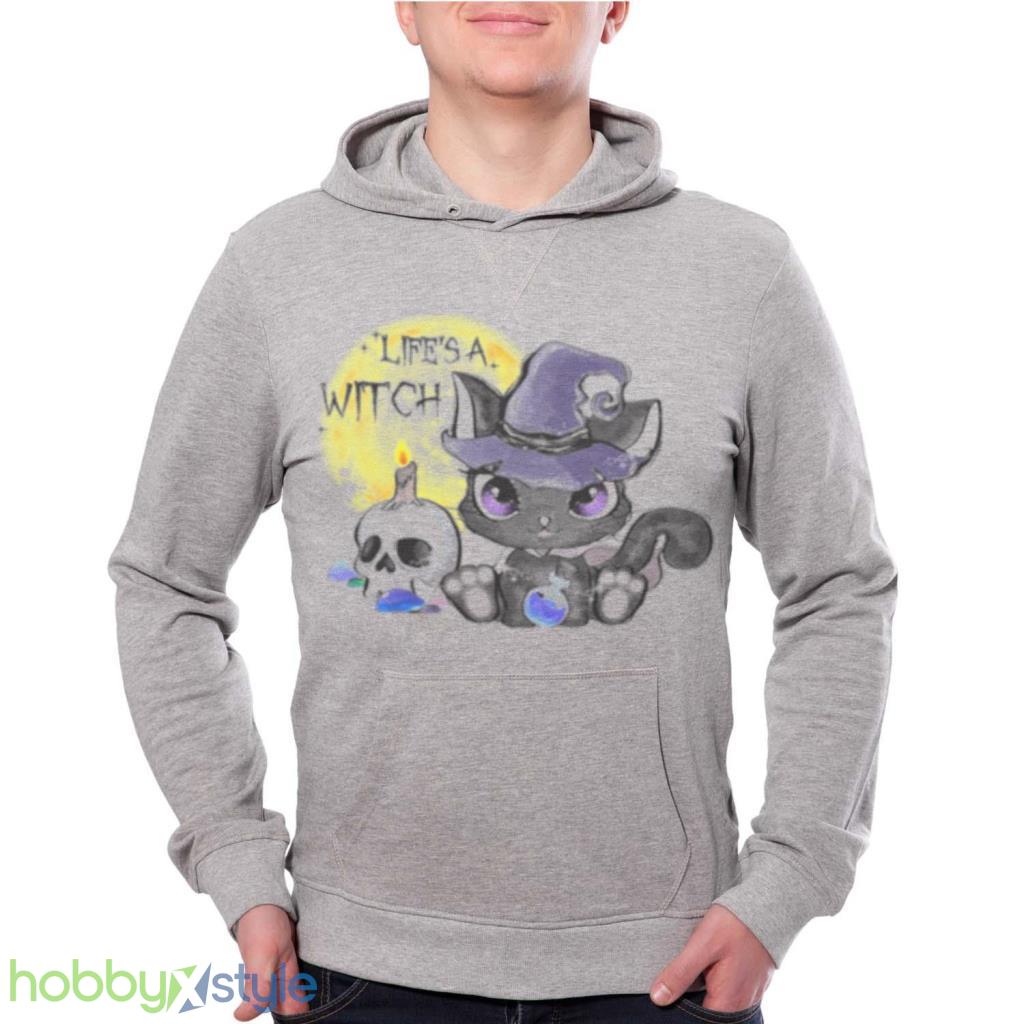 Comfort Colors Retro Halloween Lifes A Witch Shirt Product Photo 1
