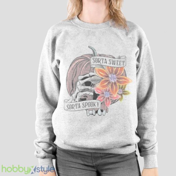 Comfort Colors Retro Halloween Sorta Sweet Spooky Shirt Product Photo 2