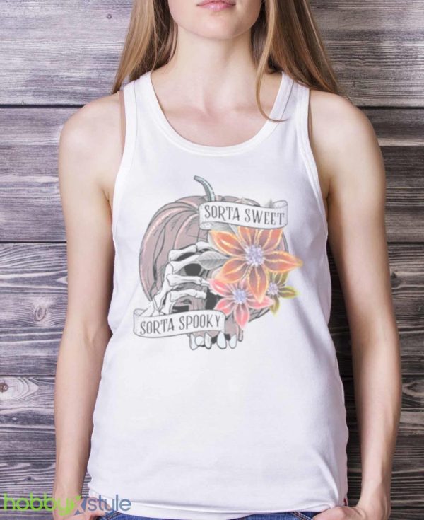 Comfort Colors Retro Halloween Sorta Sweet Spooky Shirt Product Photo 5