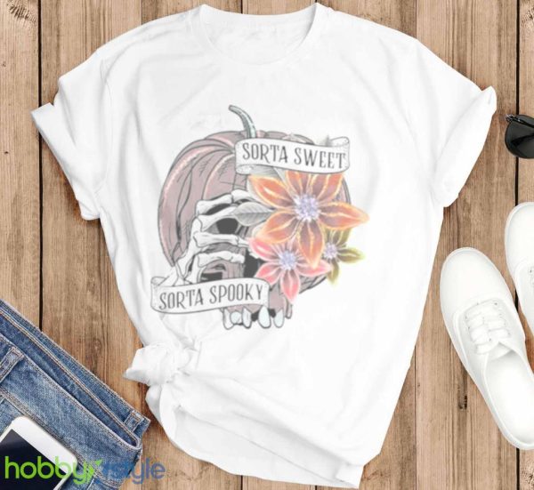 Comfort Colors Retro Halloween Sorta Sweet Spooky Shirt Product Photo 6
