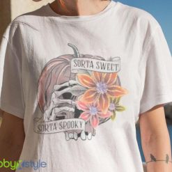 Comfort Colors Retro Halloween Sorta Sweet Spooky Shirt Product Photo 7