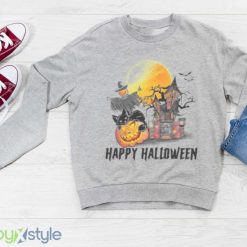 Comfort Colors Retro Happy Halloween Shirt Product Photo 3