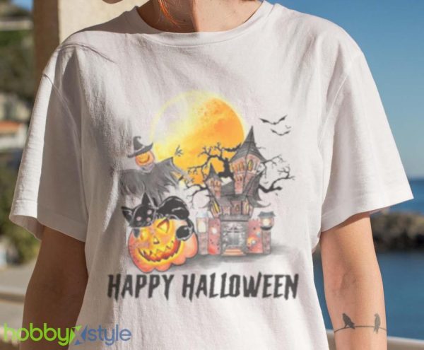 Comfort Colors Retro Happy Halloween Shirt Product Photo 7