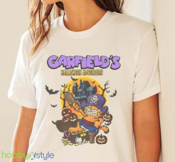 Cool Garfield Halloween T Shirt Product Photo 4