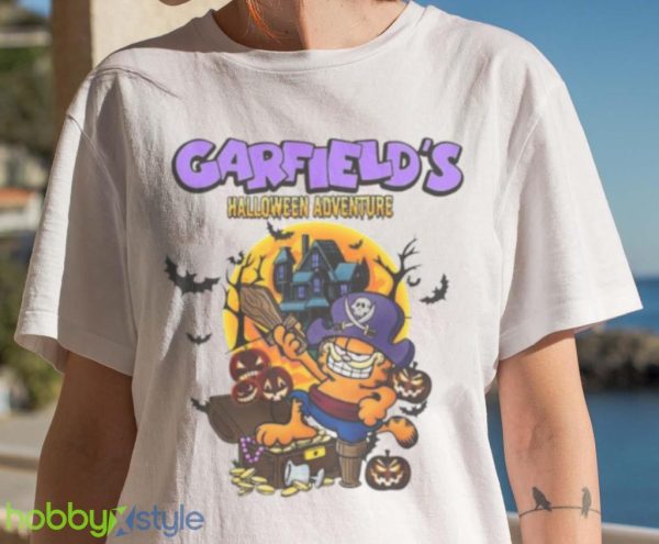 Cool Garfield Halloween T Shirt Product Photo 7