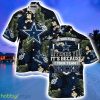 Dallas Cowboys Hawaiian Shirt With Tropical Pattern - If This Flag Offends You It's Because You Team Sucks Product Photo 1