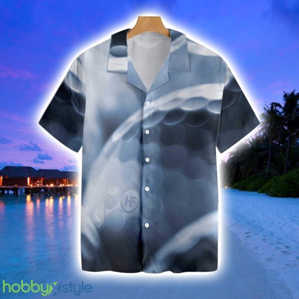 Detail Of White Golf Balls Close Up Hawaiian Shirt Gift For Men And Women Product Photo 1