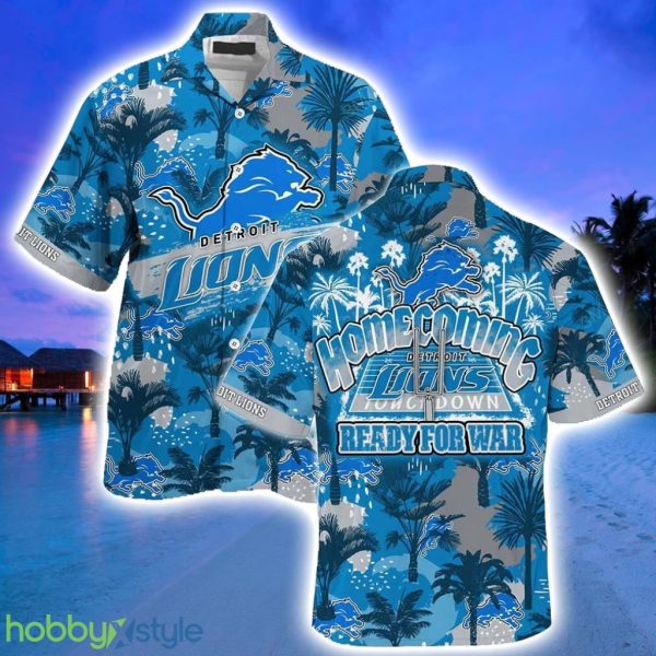 Detroit Lions NFL Beach For Sports Best Fans This Summer Hawaiian Shirt Product Photo 1