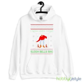 Drake i know when those sleigh bells ring Christmas shirt - White Men T-Shirt
