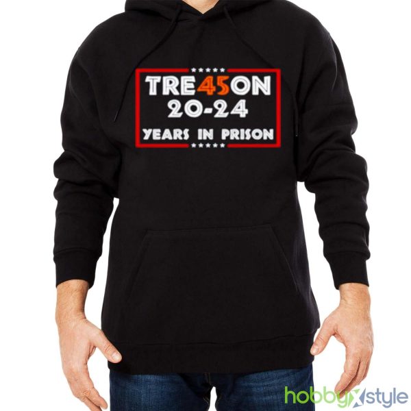 Emily Winston Tre45on 20 24 Years In Prison shirt - Men Black Hoodie