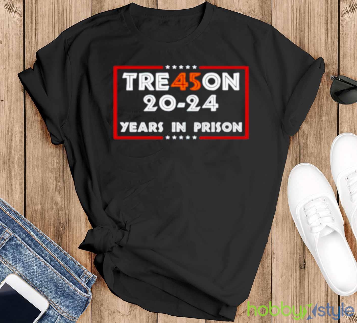 Emily Winston Tre45on 20 24 Years In Prison shirt - Black T-Shirt