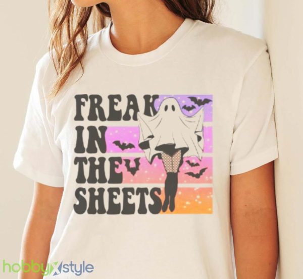 Freak In The Sheets Halloween Boo Shirt Product Photo 4