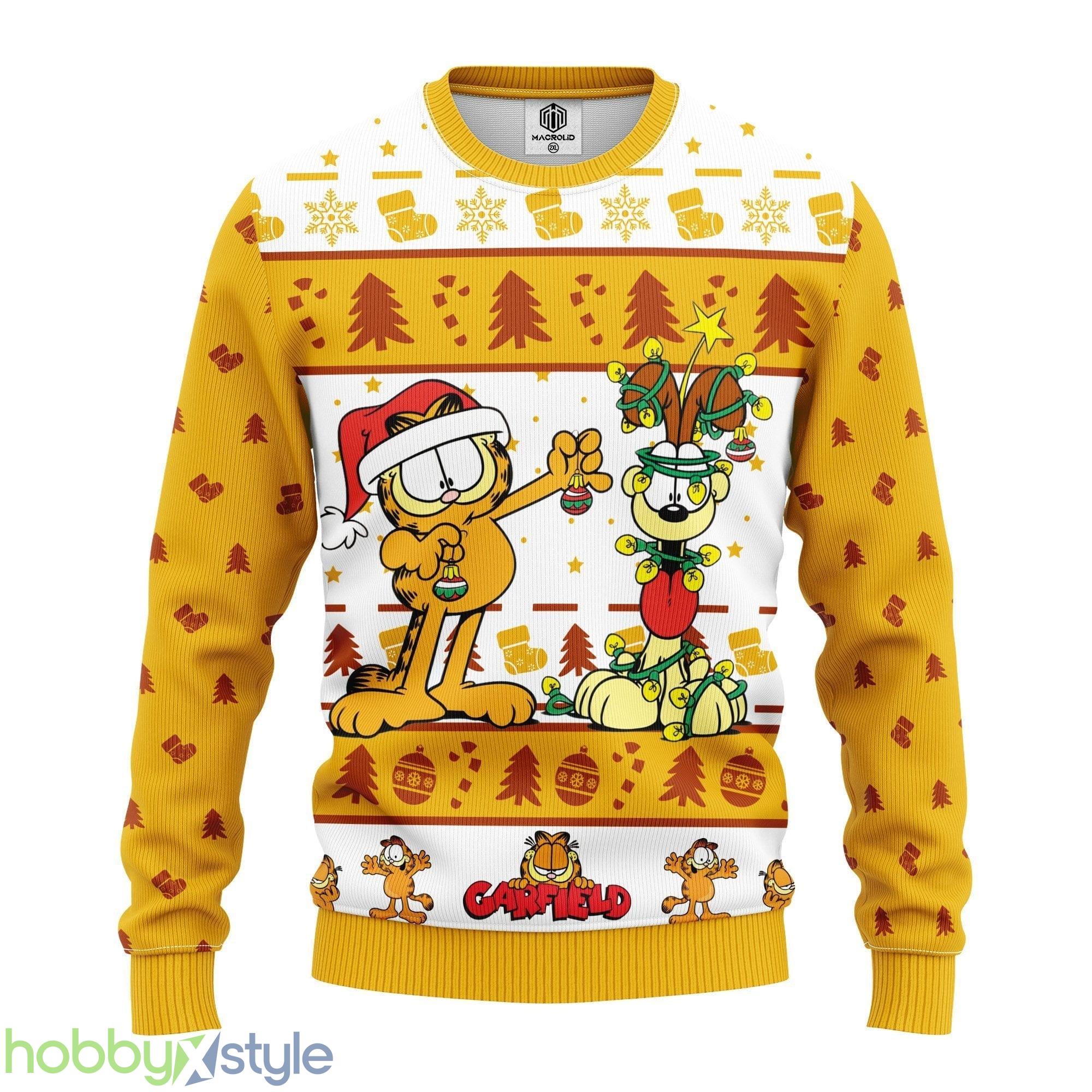 Garfield Ideas Ugly Christmas Sweater Gift Thanksgiving - Garfield Ideas Ugly Christmas Sweater Gift Thanksgiving_1