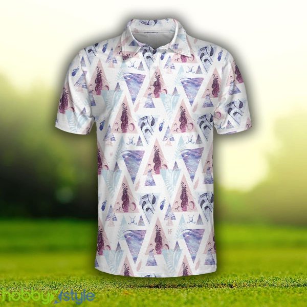 Geometric Triangle Pattern Short Sleeve Golf, Are You Looking At My Putt, Funny Golf Shirt Polo Shirt - Geometric Triangle Pattern Short Sleeve Golf Polo Shirt, Are You Looking At My Putt Polo Shirt, Funny Golf Shirt For Men_3