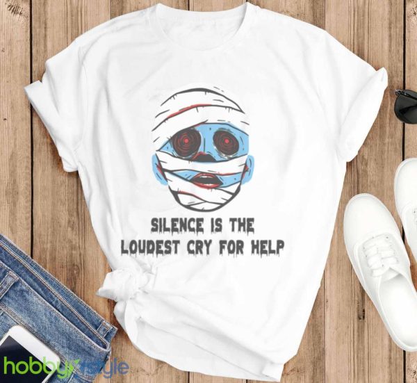 Ghostcore Silence Is The Loudest Cry For Help Halloween T Shirt Product Photo 6