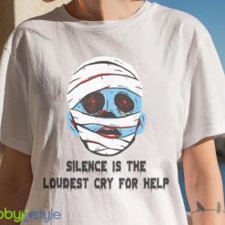 Ghostcore Silence Is The Loudest Cry For Help Halloween T Shirt Product Photo 7