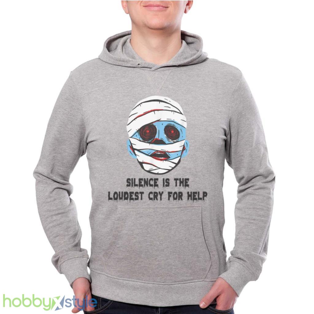 Ghostcore Silence Is The Loudest Cry For Help Halloween T Shirt Product Photo 1