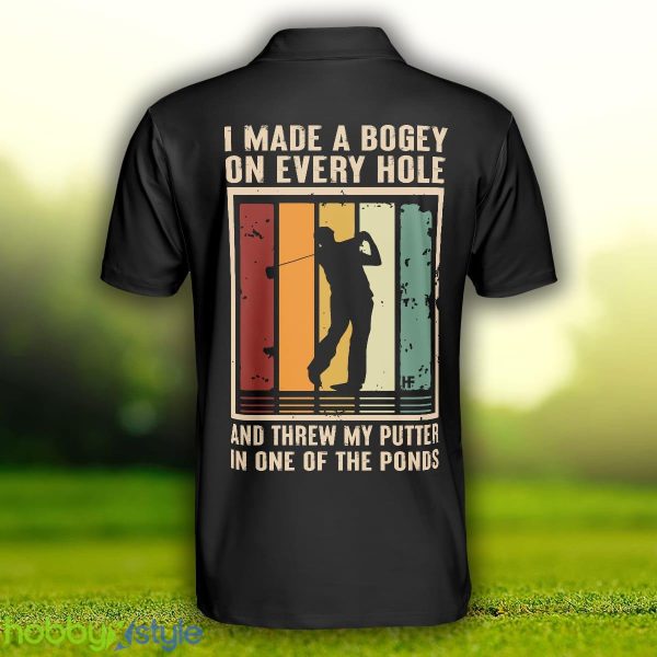 Golf Best Dad By Par, Black Golf Shirt With Sayings, Best Golf Gift Idea For Dad Polo Shirt - Golf Best Dad By Par Polo Shirt, Black Golf Shirt With Sayings, Best Golf Gift Idea For Dad_2