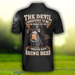 Golf Bring Beer, Skull Drinking Golf Shirt For Male Golfers, Funny Golf Shirt With Sayings Polo Shirt - Golf Bring Beer Polo Shirt, Skull Drinking Golf Shirt For Male Golfers, Funny Golf Shirt With Sayings_2