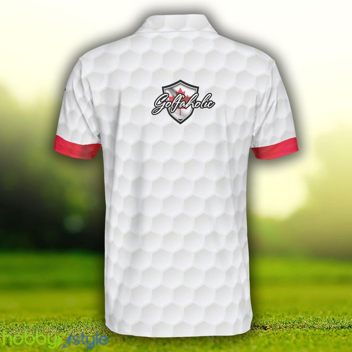 Golf Canada Flag Pin Up Girl, Canadian Golf Shirt Polo Shirt For Men And Women - Golf Canada Flag Pin Up Girl Polo Shirt, Canadian Golf Shirt For Men_2