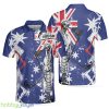 Golf I Like It Rough Australian Flag, Argyle Pattern Skeleton Golfing, Funny Golf Shirt Polo Shirt - Golf I Like It Rough Australian Flag Polo Shirt, Argyle Pattern Skeleton Golfing Polo Shirt, Funny Golf Shirt For Men_2