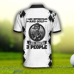 Golf I Like Motorcycles, Black And White Argyle Pattern, Best Golf Shirt For Golfers Polo Shirt - Golf I Like Motorcycles Polo Shirt, Black And White Argyle Pattern Polo Shirt, Best Golf Shirt For Golfers_2