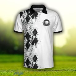Golf I Like Motorcycles, Black And White Argyle Pattern, Best Golf Shirt For Golfers Polo Shirt - Golf I Like Motorcycles Polo Shirt, Black And White Argyle Pattern Polo Shirt, Best Golf Shirt For Golfers_3