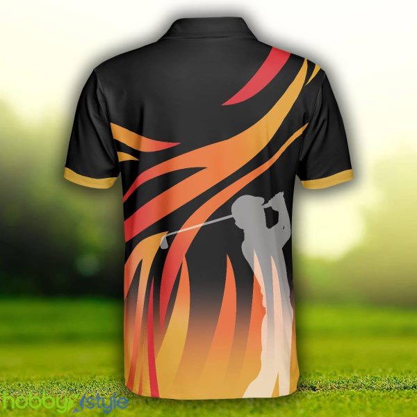 Golf In Passion Golf, Black Flame Golf Shirt , Cool Gift For Golfers Polo Shirt For Men And Women - Golf In Passion Golf Polo Shirt, Black Flame Golf Shirt For Men, Cool Gift For Golfers_2