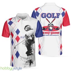 Golf Is My Game I Just Wish I Was Good At It Golf, Crossed Golf Clubs Shirt Design, Basic Golf Shirt Polo Shirt - Golf Is My Game I Just Wish I Was Good At It Golf Polo Shirt, Crossed Golf Clubs Shirt Design, Basic Golf Shirt_1