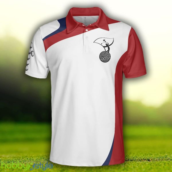 Golf Is My Therapy, Best Golf Shirts For A Good Christian, Polo Golfing Shirt With Sayings Polo Shirt - Golf Is My Therapy Polo Shirt, Best Golf Shirts For A Good Christian, Polo Golfing Shirt With Sayings_3