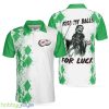 Golf Kiss My Balls, Green Argyle Pattern Golf Shirt Design, Scary Halloween Golf Gift For Golfers Polo Shirt - Golf Kiss My Balls Polo Shirt, Green Argyle Pattern Golf Shirt Design, Scary Halloween Golf Gift For Golfers_2
