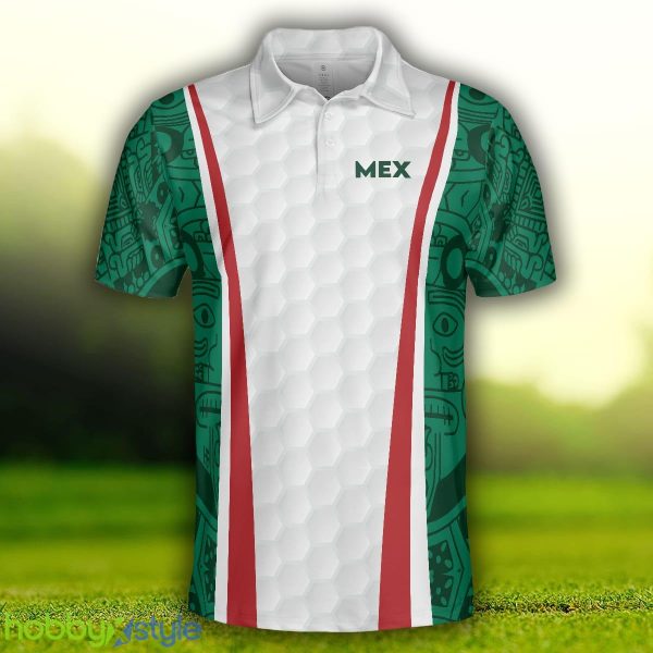 Golf Mexico Retro, Best Golf Shirt Design For Mexican Lovers, Golf Gift Idea For Male Golfers Polo Shirt - Golf Mexico Retro Polo Shirt, Best Golf Shirt Design For Mexican Lovers, Golf Gift Idea For Male Golfers_3