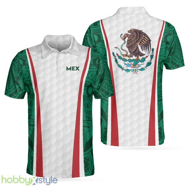 Golf Mexico Retro, Best Golf Shirt Design For Mexican Lovers, Golf Gift Idea For Male Golfers Polo Shirt - Golf Mexico Retro Polo Shirt, Best Golf Shirt Design For Mexican Lovers, Golf Gift Idea For Male Golfers_1