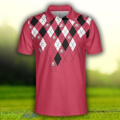 Golf Shirt With Argyle Pattern, Red Plaid Pattern Golf Shirt For Golf Enthusiasts, Vibrant Golf Shirt Polo Shirt - Golf Shirt With Argyle Pattern Polo Shirt, Red Plaid Pattern Golf Shirt For Golf Enthusiasts, Vibrant Golf Shirt_3