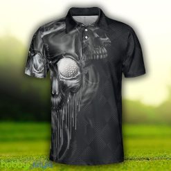 Golf Shut Up, Scary Skull Golf Shirt Design , Best Halloween Golf Gift For Golfers Polo Shirt - Golf Shut Up Polo Shirt, Scary Skull Golf Shirt Design For Men, Best Halloween Golf Gift For Golfers_3