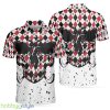 Golf Skull Red Black And White Pattern, Argyle Pattern, Best Golf Shirt Polo Shirt - Golf Skull Red Black And White Pattern Polo Shirt, Argyle Pattern Polo Shirt, Best Golf Shirt For Men_2