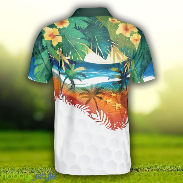 Golf Summer Tropical Beach Landscape Polo Shirt For Men And Women - Golf Summer Tropical Beach Landscape Polo Shirt For Men_2
