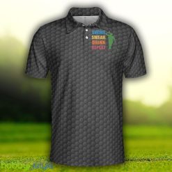 Golf Swing Swear Drink Repeat, Black Golf Ball Pattern Shirt For Male, Funny Golf Shirt With Sayings Polo Shirt - Golf Swing Swear Drink Repeat Polo Shirt, Black Golf Ball Pattern Shirt For Male, Funny Golf Shirt With Sayings_3