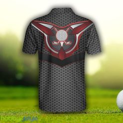 Golf Tech Style, Black Steel Hornet Nest Pattern, Best Golf Shirt Polo Shirt - Golf Tech Style Polo Shirt, Black Steel Hornet Nest Pattern Polo Shirt, Best Golf Shirt For Men_2