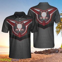 Golf Tech Style, Black Steel Hornet Nest Pattern, Best Golf Shirt Polo Shirt - Golf Tech Style Polo Shirt, Black Steel Hornet Nest Pattern Polo Shirt, Best Golf Shirt For Men_1